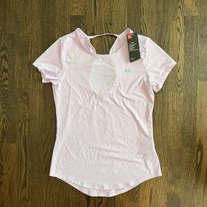 NWT Under Armour open back t-shirt